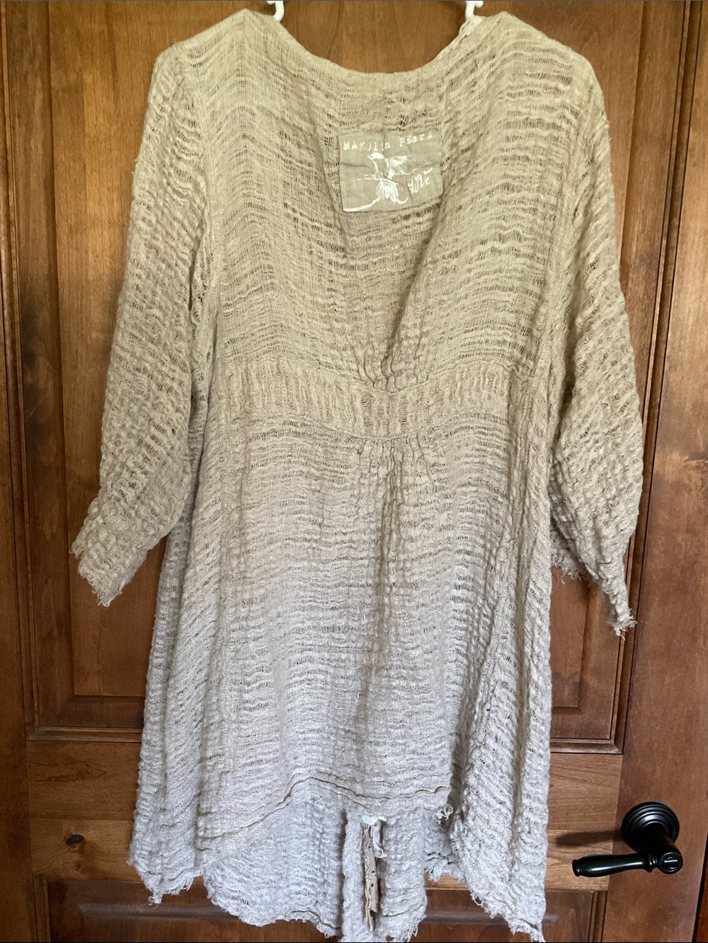 Magnolia Pearl Button Ruffle Cardigan. One Size. - Picture 4 of 15